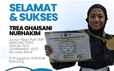 Trea Ghaisani Kukuhkan Kemenangan Tim, MTsN 2 Kota Bandung Unggul di Bandung Open 2025